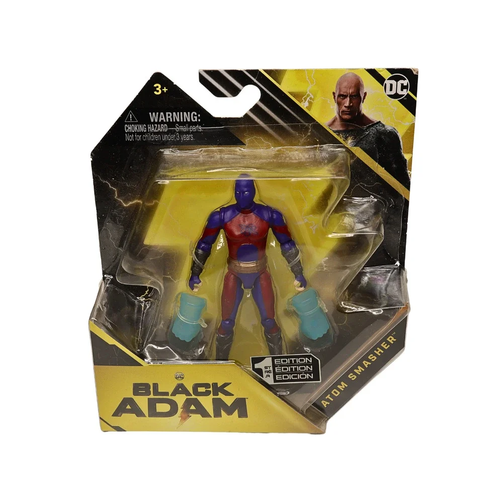 2022 DC Black Adam Figures Lot Of 3 Hawkman - Atom Smasher - Black Adam - Carded
